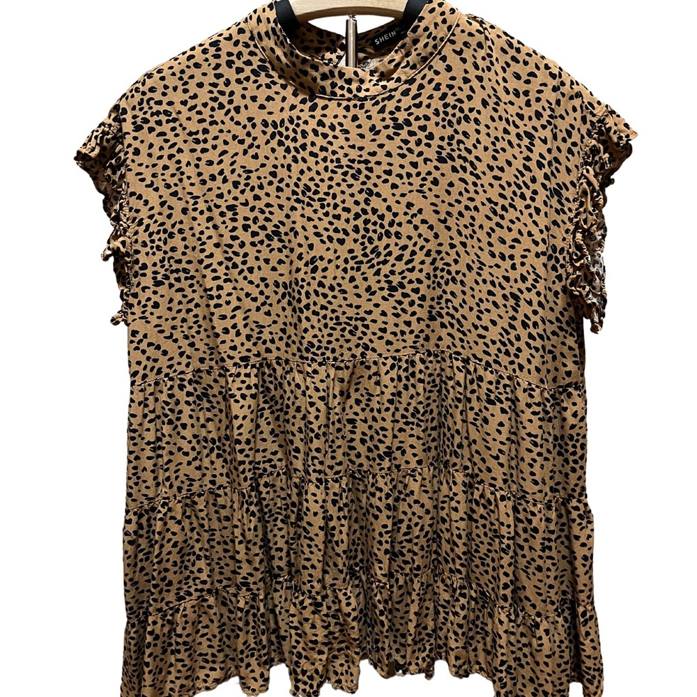 SHEIN Leopard Print Top - Picture 2 of 5